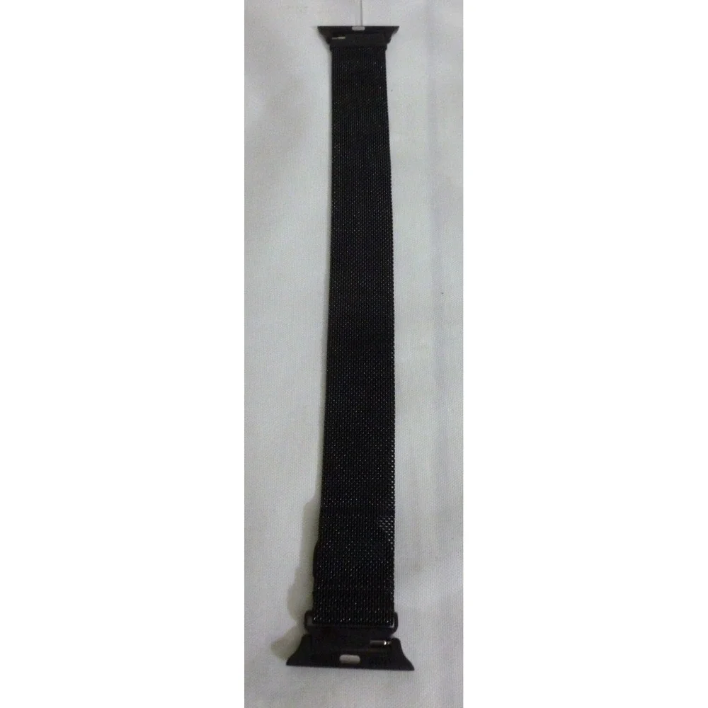 Milanese Loop Mesh Band Strap for Apple Watch 38mm ~ Black ~ New